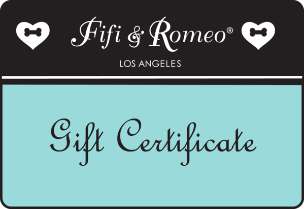 Fifi & Romeo Gift Certificate