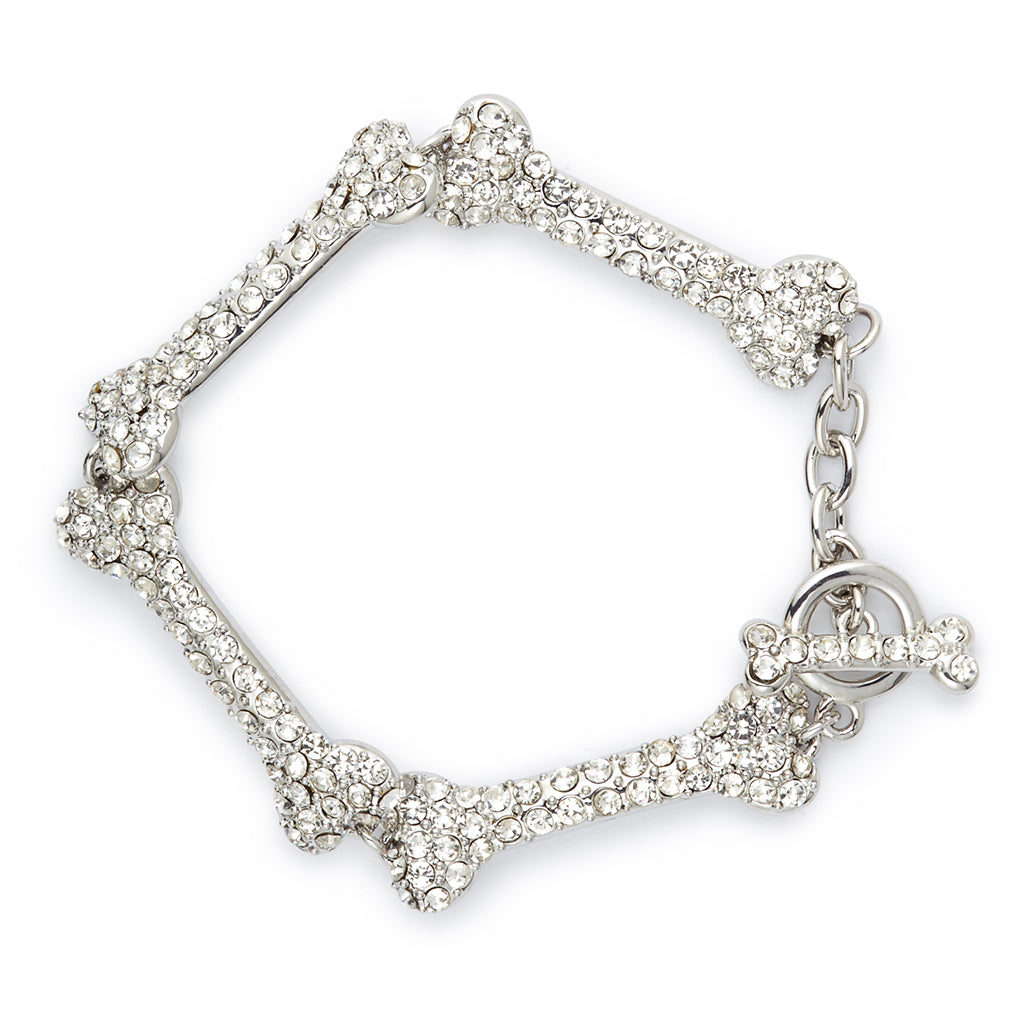 Fifi  Romeo  Crystal Bone Bracelet