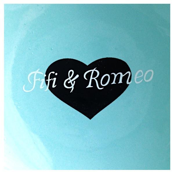 Polka Dot Heart Bowl - Fifi & Romeo