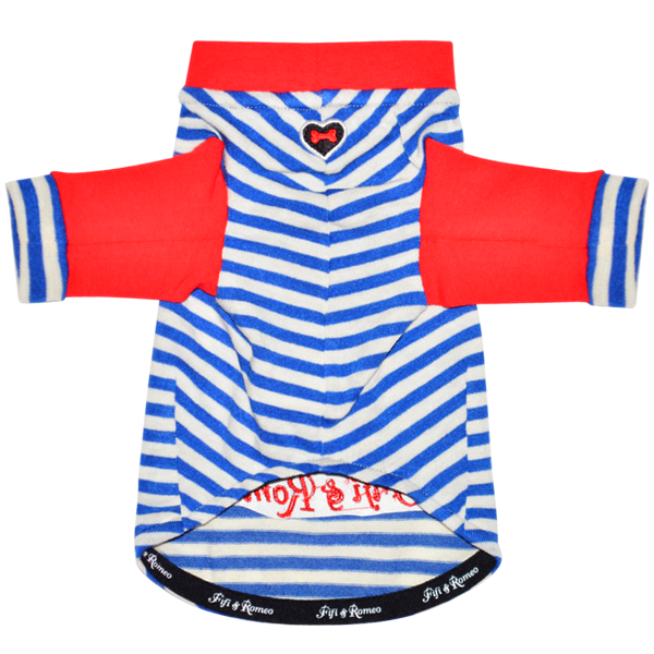 Red, White, & Blue Stripe T-Shirt - Fifi & Romeo