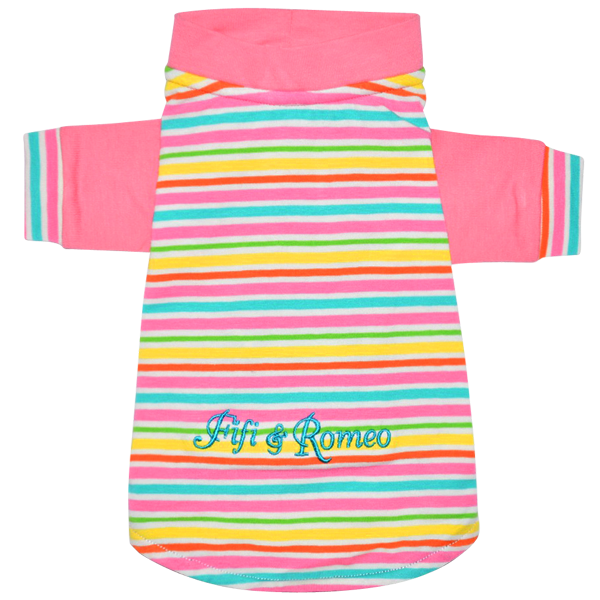 Multi-Color Stripe T-Shirt - Fifi & Romeo