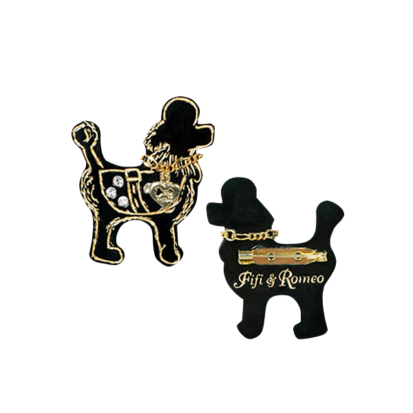 Poodle Pin - Fifi & Romeo